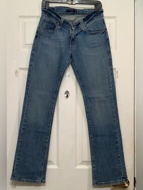 Vintage 1998 Levi’s 504 “Tilted” 504 Low Rise Boot Cut Sz 9 Jeans.         3734
